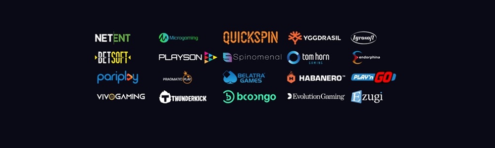 fournisseurs de logiciels sur All Slots Casino