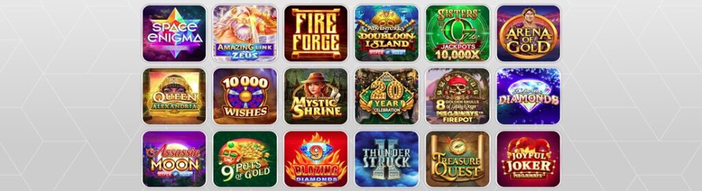 les jeux sur zodiac casino