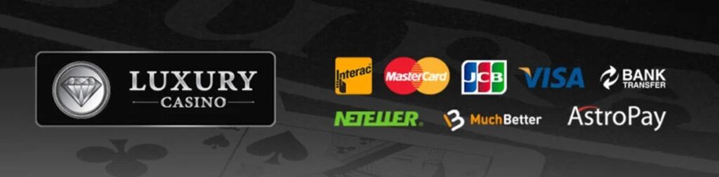 moyens de paiement sur Luxury Casino