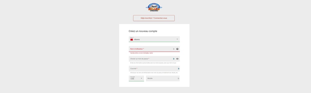 s'inscrire sur all slots casino