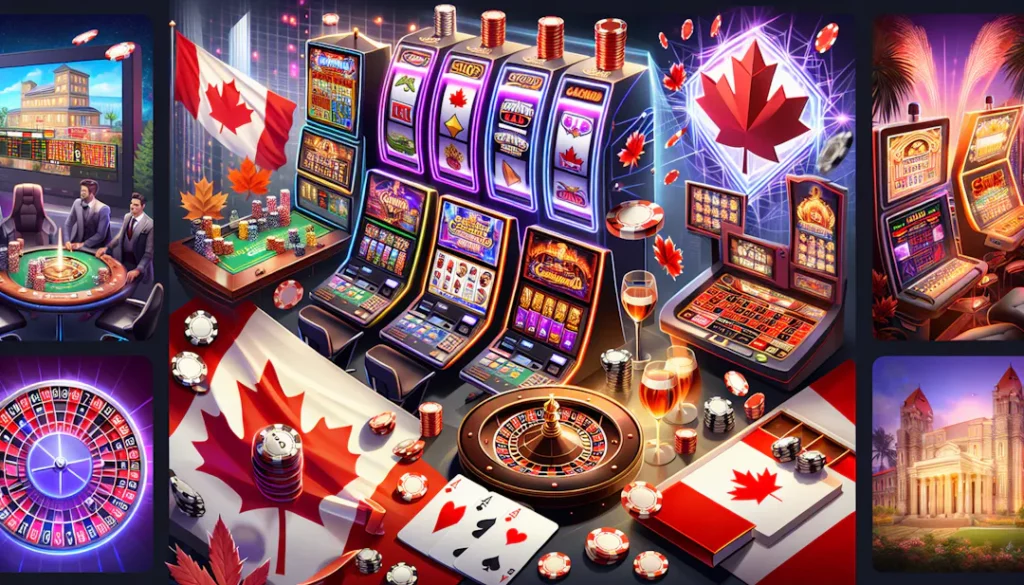 Les jeux disponibles sur les casinos en ligne canadiens